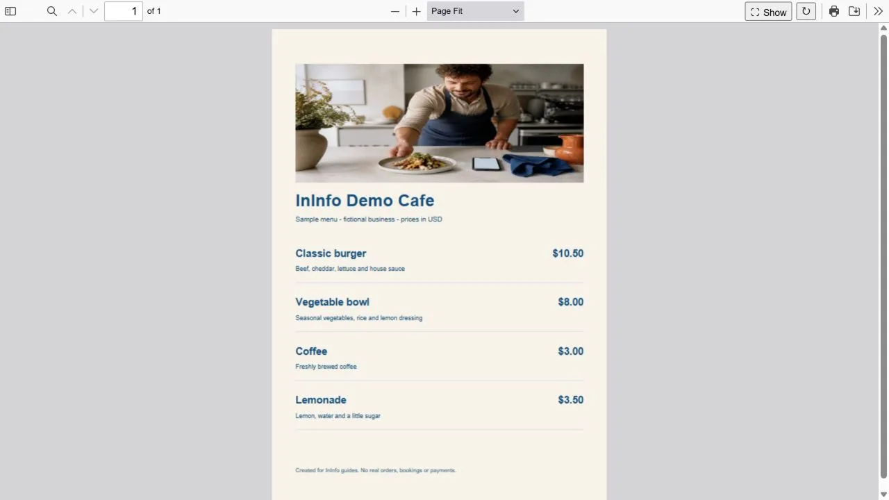 The burger was $9.50 in the old menu and is $10.50 in the new one.